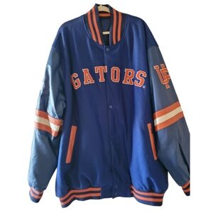 G-III By Carl Banks Florida Gator Bomber Jacket Mens Big & Tall Size 5X Licensed